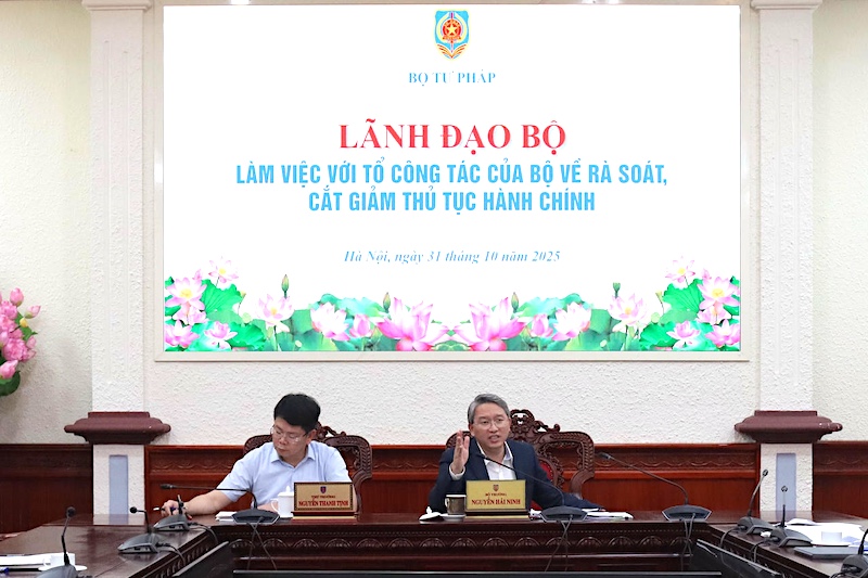 Bộ Tư pháp tiếp tục hướng dẫn thống kê, rà soát thủ tục hành chính ở 3 cấp chính quyền